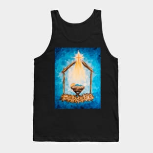 Rustic Nativity Scene Tank Top